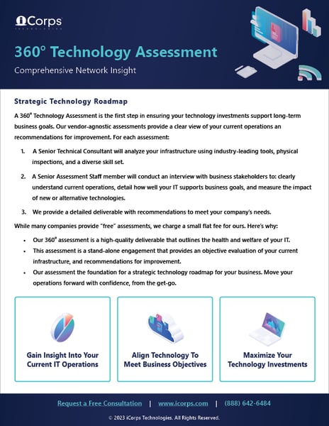 iCorps 360° Technology Assessment Datasheet (2023)