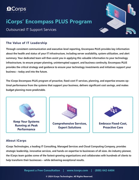 iCorps Encompass PLUS Program Datasheet