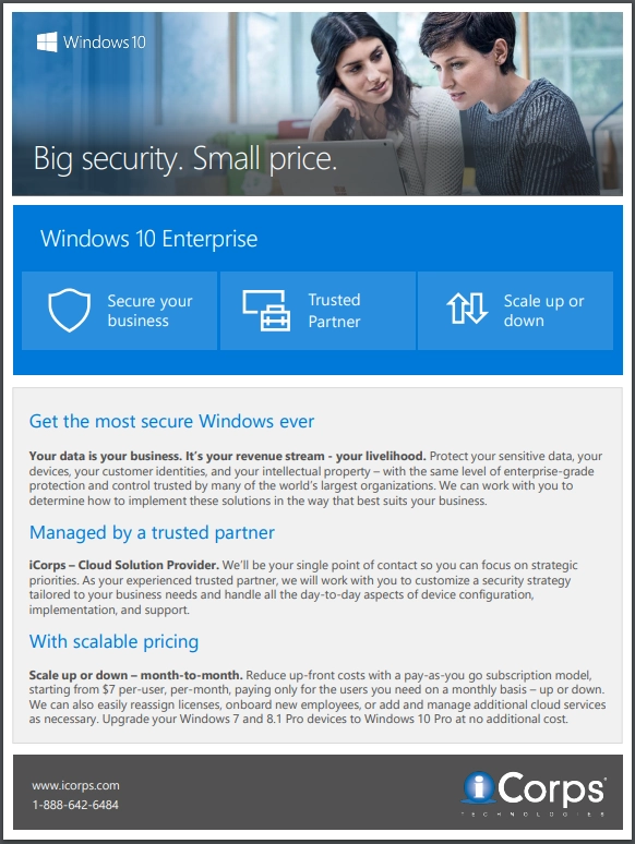 [DATASHEET DOWNLOAD] Windows 10 Solutions for Businesses Webp